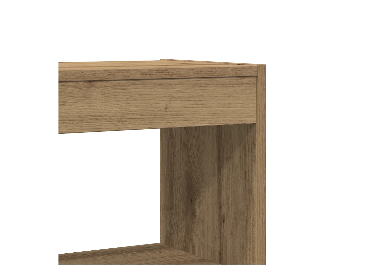 Bibliothèque Chêne artisanal Bois massif 100 x 30 x 198 cm