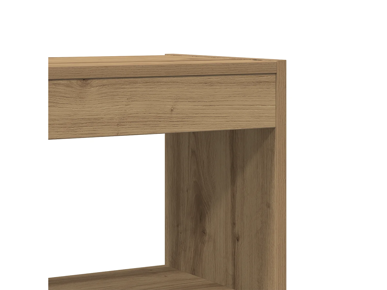 Bibliothèque Chêne artisanal Bois massif 100 x 30 x 198 cm