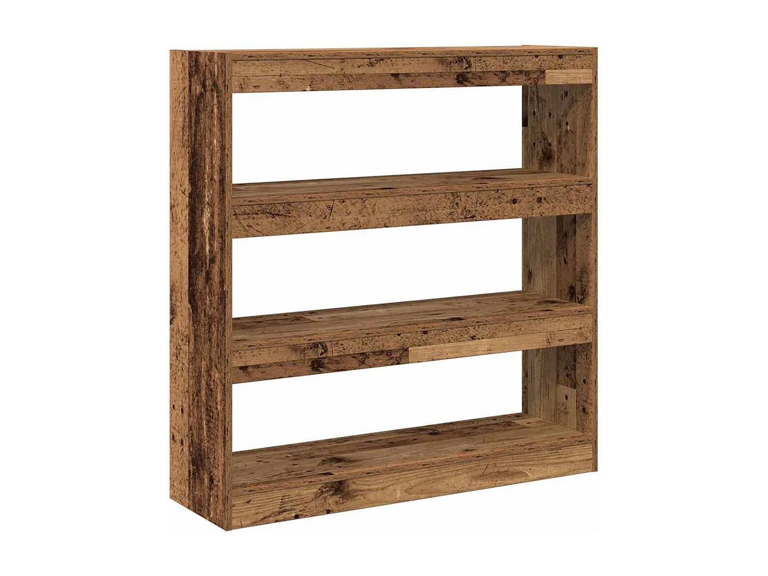 Meuble de rangement /Séparateur de pièce - Bois rustique - 100x30x103cm - Bois d'ingénierie