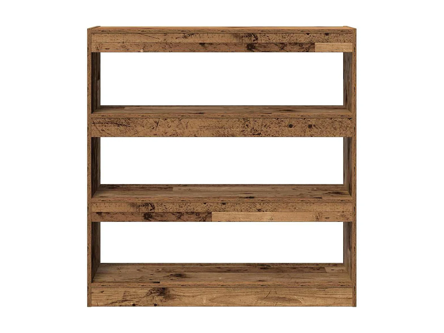 Meuble de rangement /Séparateur de pièce - Bois rustique - 100x30x103cm - Bois d'ingénierie