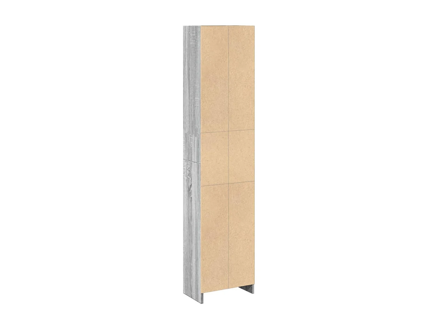 Sonoma grijze boekenkast 40x24x176 cm bewerkt hout