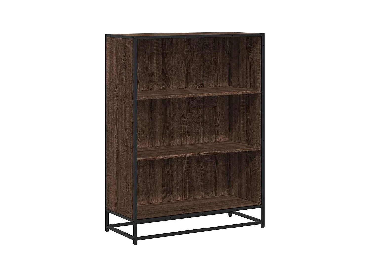 Bibliothèque chêne marron 80,5x35x107,5 cm bois d'ingénierie