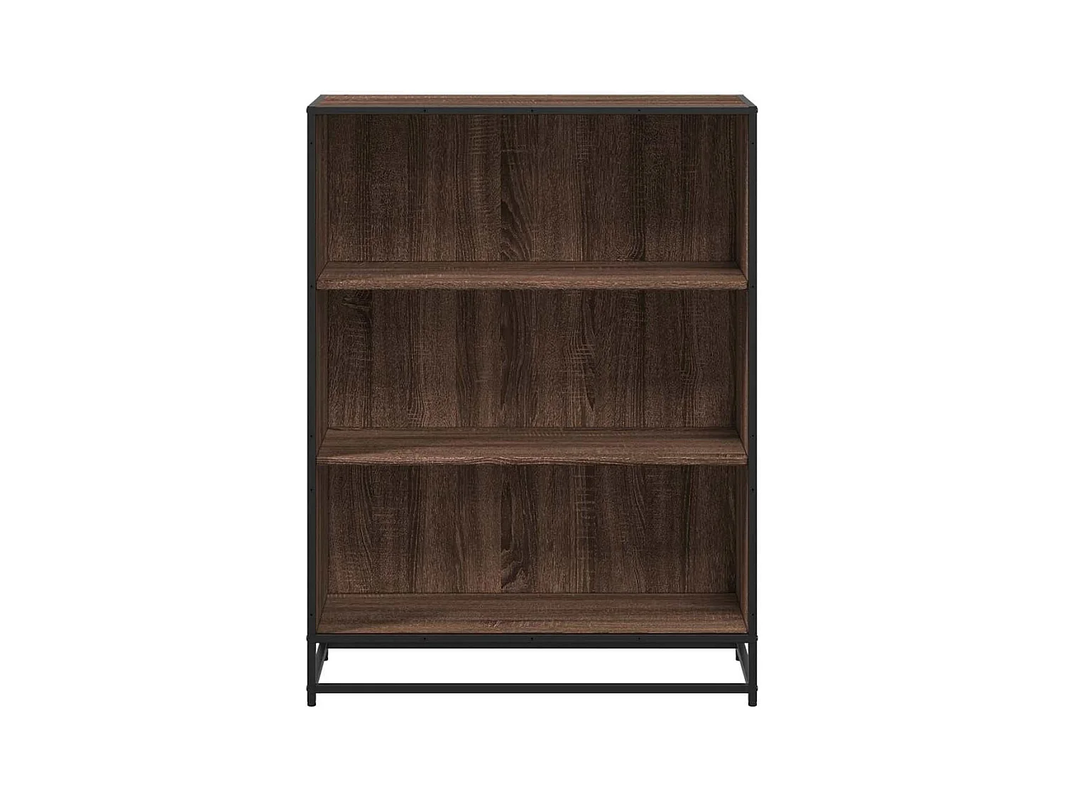 Bibliothèque chêne marron 80,5x35x107,5 cm bois d'ingénierie