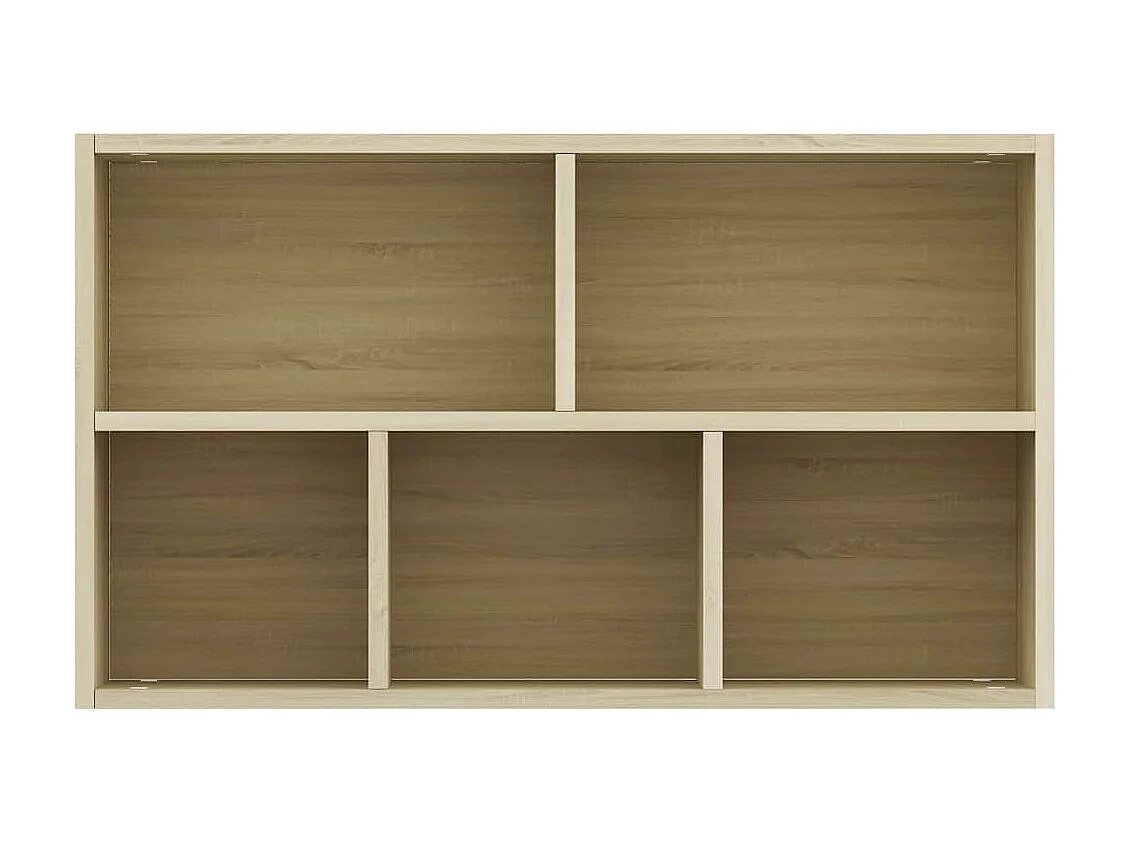 Bibliothèque/Buffet Chêne sonoma 50x25x80 cm Bois d’ingénierie