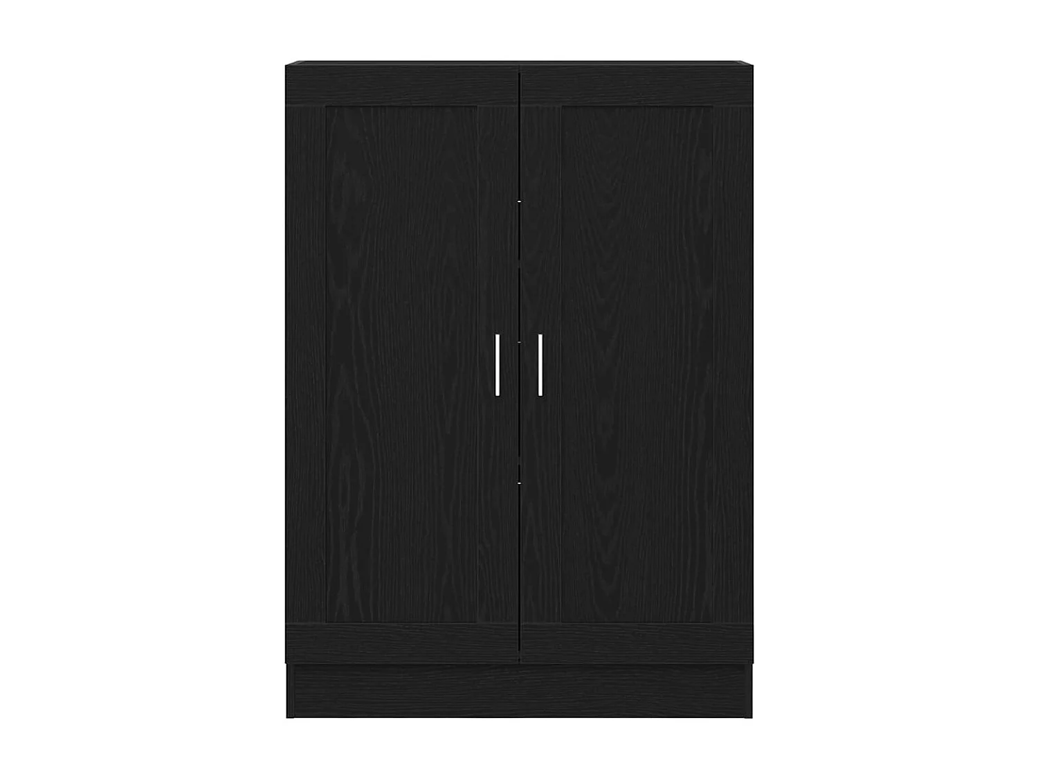 Bibliothèque en chêne noir - 82,5 x 30,5 x 115 cm, en bois d'ingénierie.