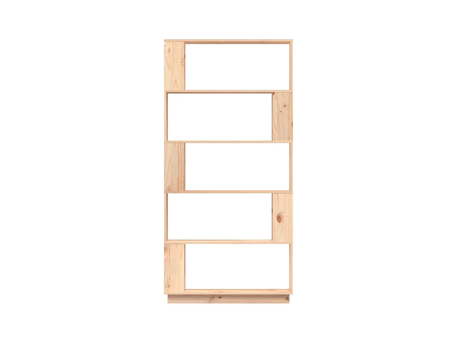 Bibliothèque/Séparateur de pièce 80x25x163,5 cm Pin solide