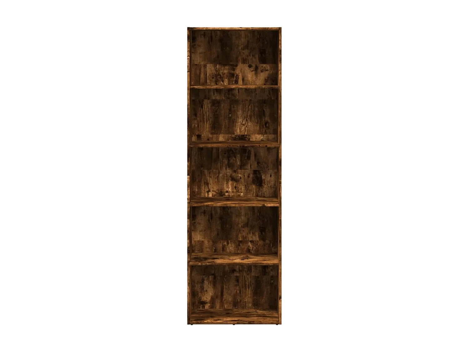 Libreria in rovere affumicato 60x30x189 cm in legno ingegnerizzato