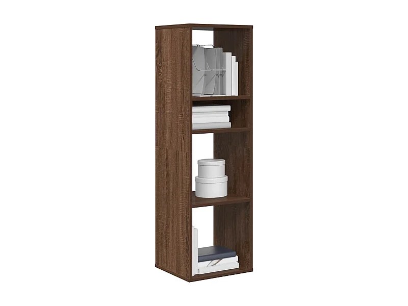 Libreria in rovere marrone 34x31x112 cm in legno ingegnerizzato