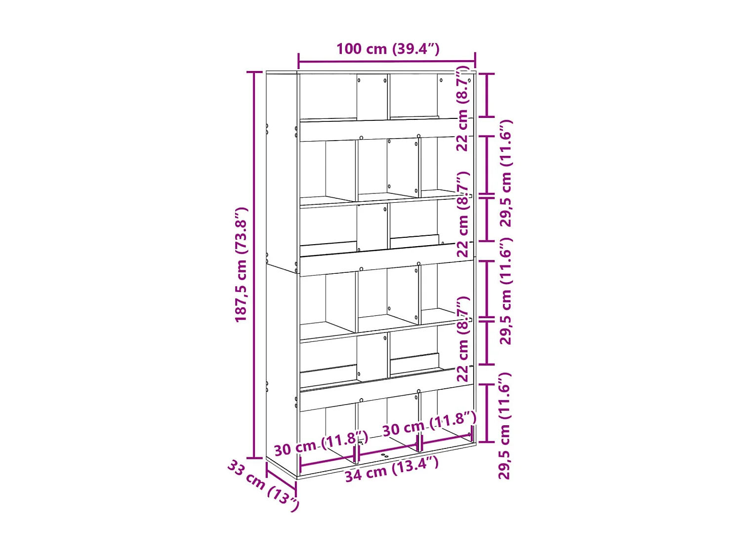 Tabique divisorio de madera de ingeniería de roble hecho a mano