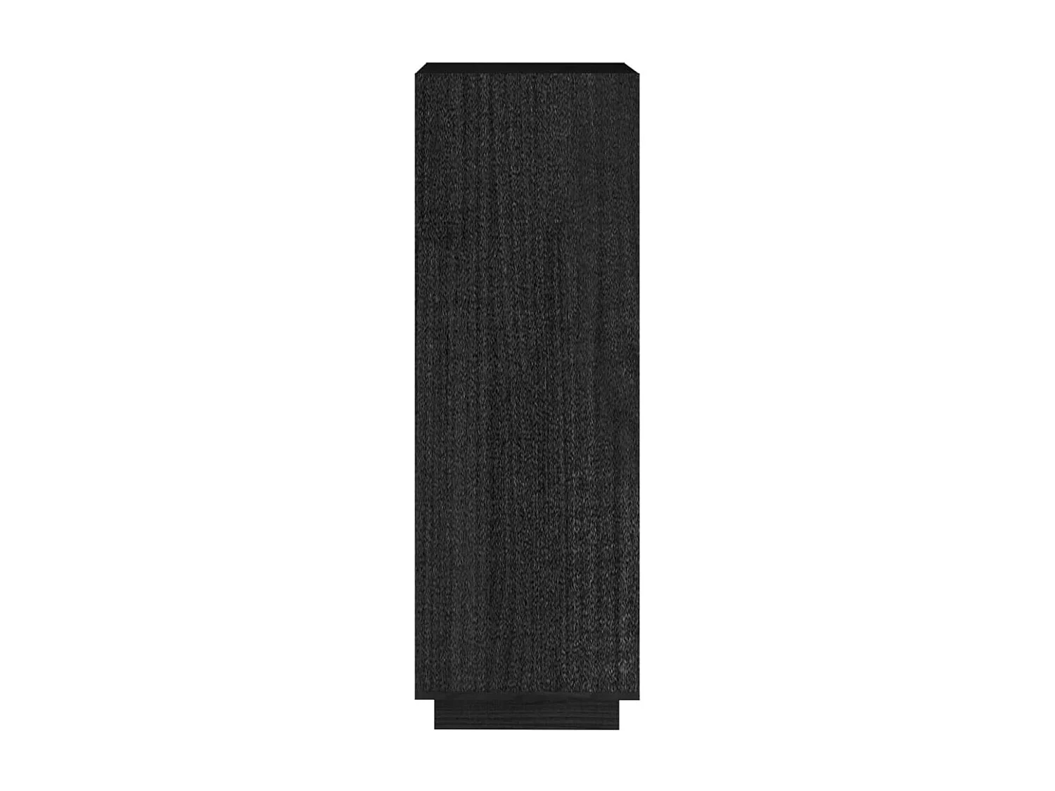 Bibliothèque/Séparateur de pièce noir 40x35x103 cm pin massif