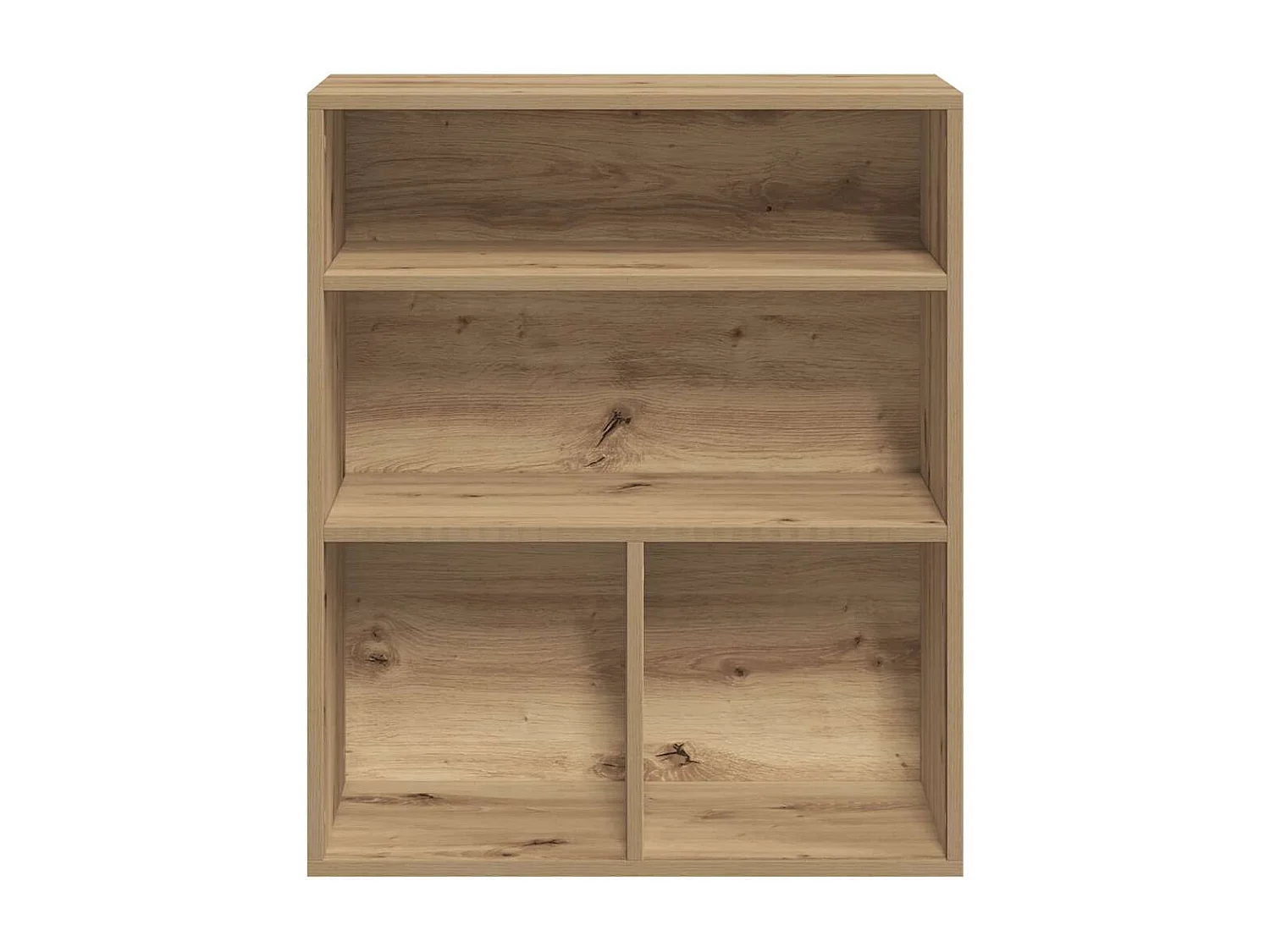 Libreria artigianale in rovere 60x30x71,5 cm in legno ingegnerizzato