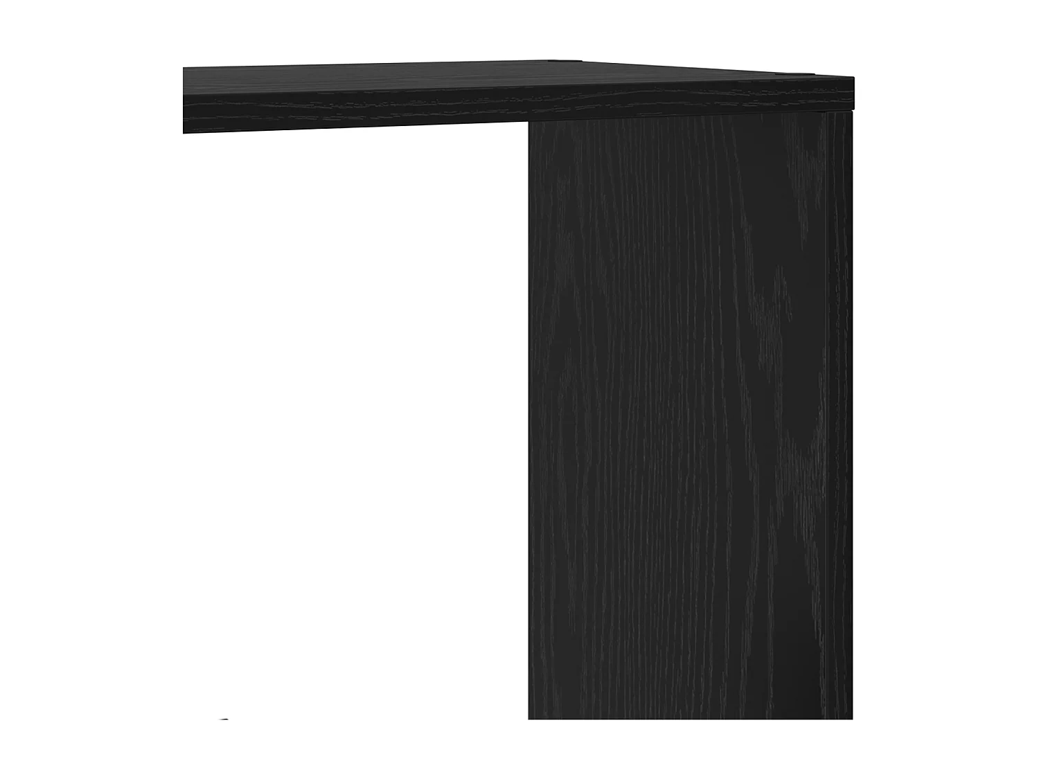 Bibliothèque en Chêne Noir Chêne noir Bois d'ingénierie Moyen