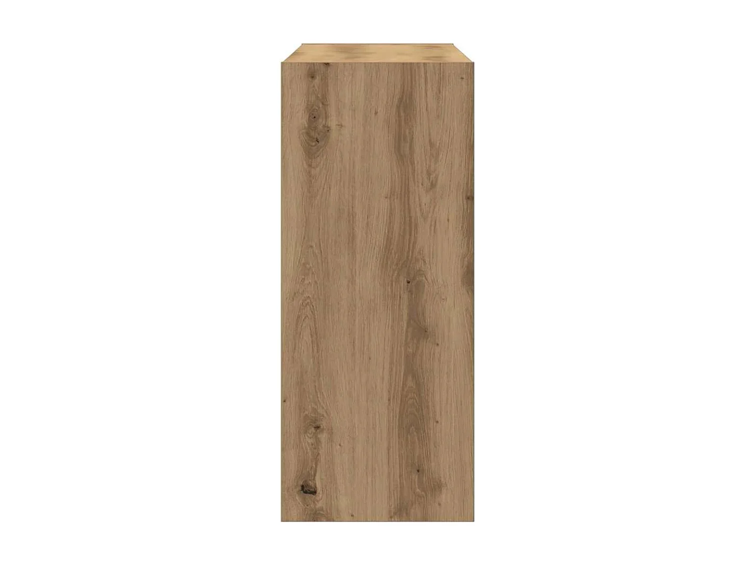 Bibliothèque/Séparateur de pièce - Chêne artisan - 100x30x72 cm - Fabriqué en bois d'ingénierie