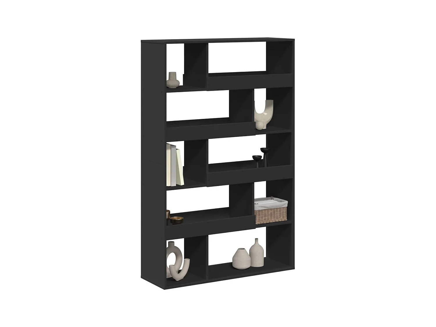 Witte boekenkast 100x33x156,5 cm bewerkt hout