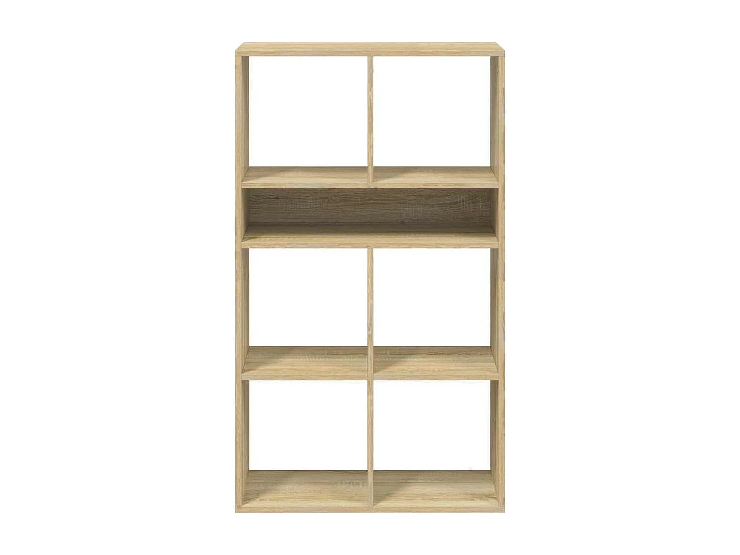 Bücherregal aus Sonoma-Eiche, 66 x 31 x 112 cm, Holzwerkstoff