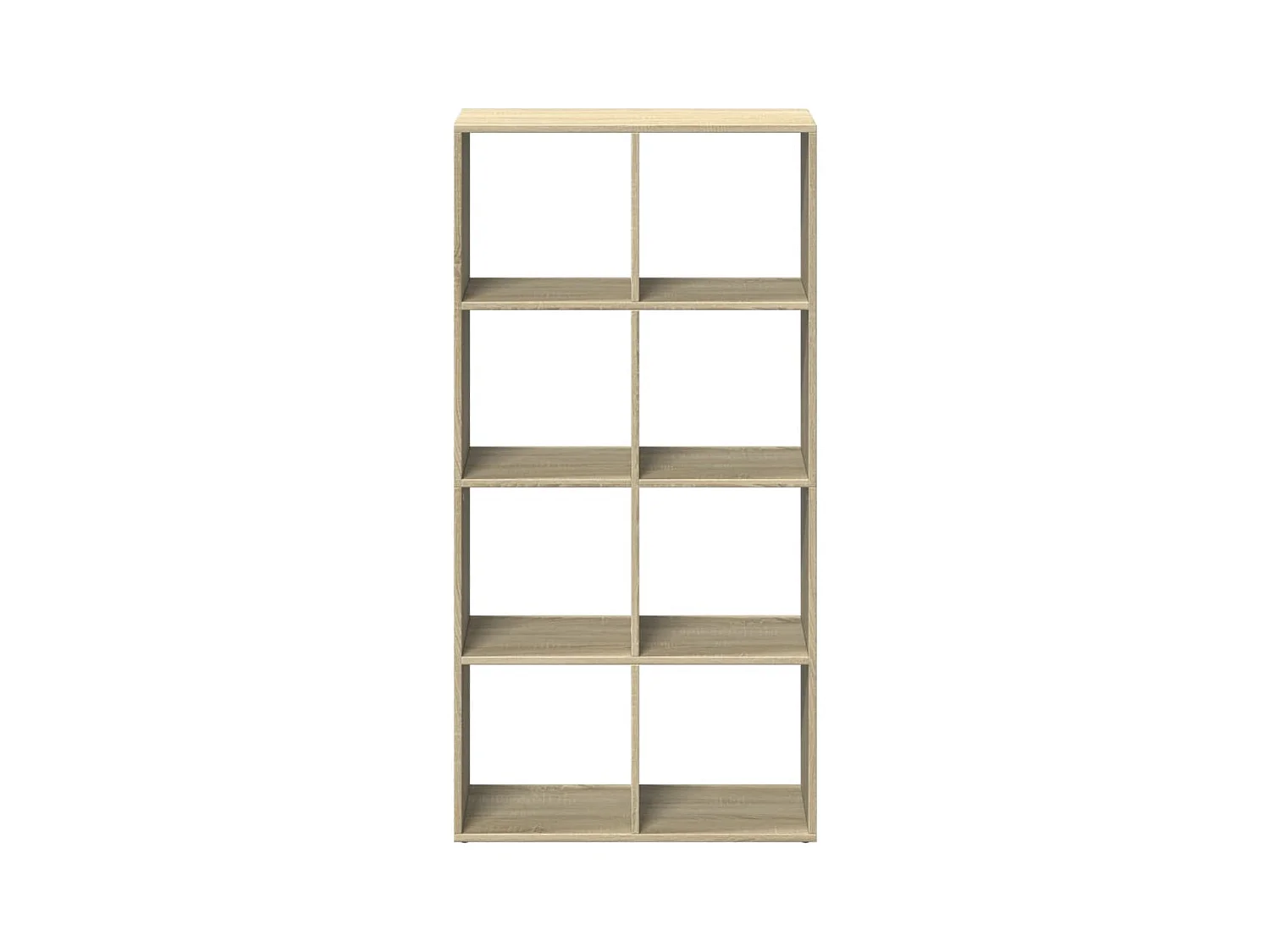 Raumteilerregal aus Sonoma-Eiche 69,5x29x137,5 cm