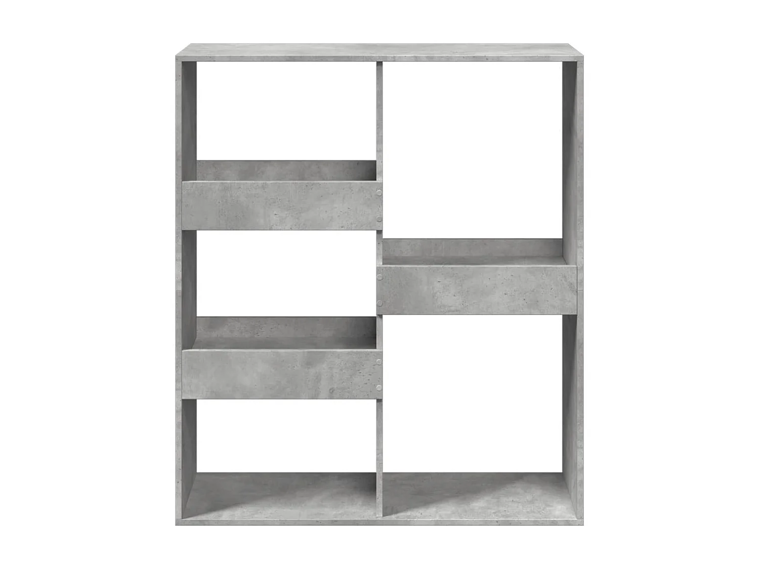 Parete divisoria in cemento grigio 100x33x115cm in legno ingegnerizzato