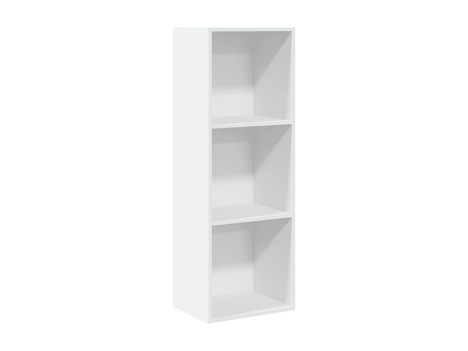 Libreria bianca 40x30x114 cm in legno ingegnerizzato