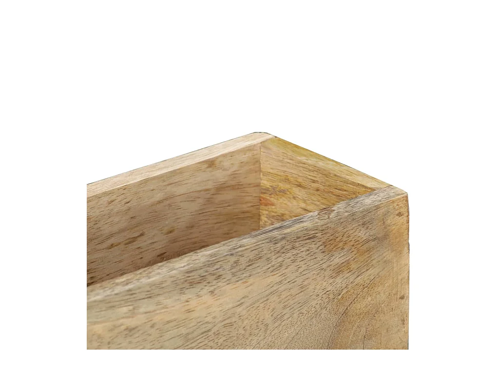 Portariviste da parete 30x11x72 cm Legno massello di mango