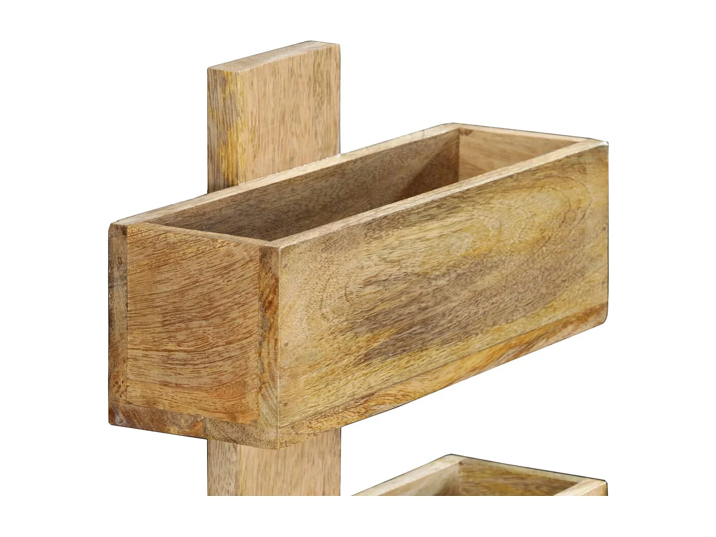 Portariviste da parete 30x11x72 cm Legno massello di mango