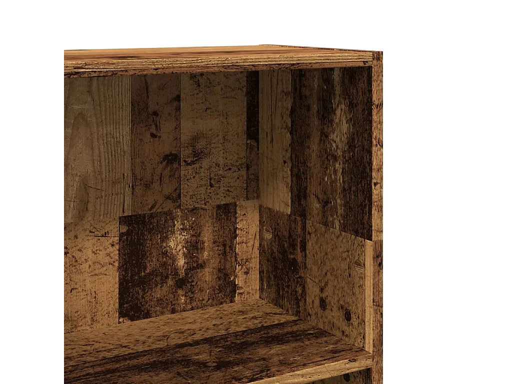 Altes Holz Bücherregal 40x24x109 cm Holzwerkstoff