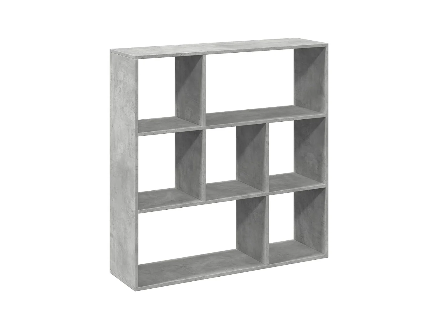 Betongrijze kamerverdelerplank 102x29x103,5 cm