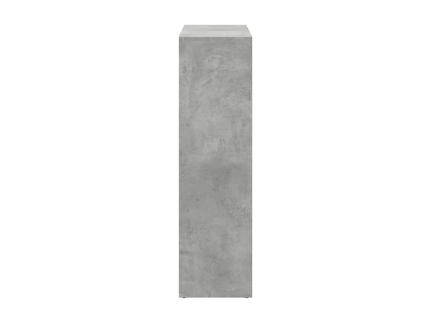 Betongrijze kamerverdelerplank 102x29x103,5 cm