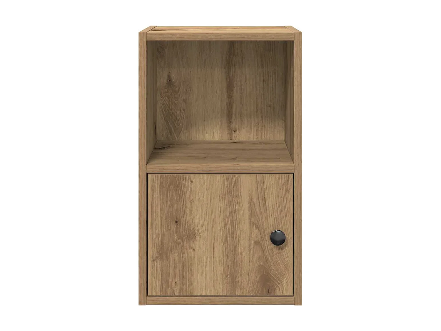 Bibliothèque chêne artisanal 31x24x52 cm bois d'ingénierie