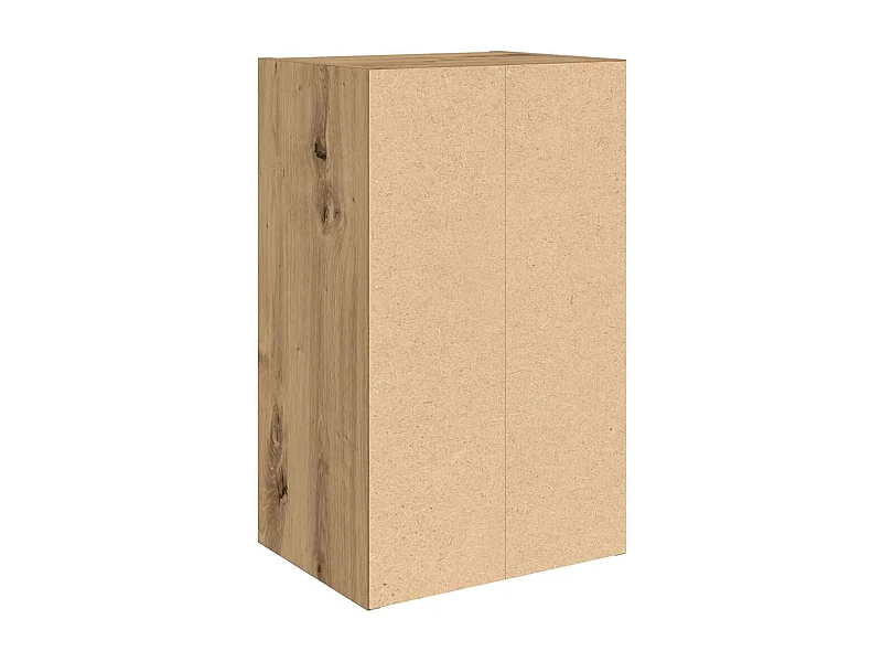 Bibliothèque chêne artisanal 31x24x52 cm bois d'ingénierie