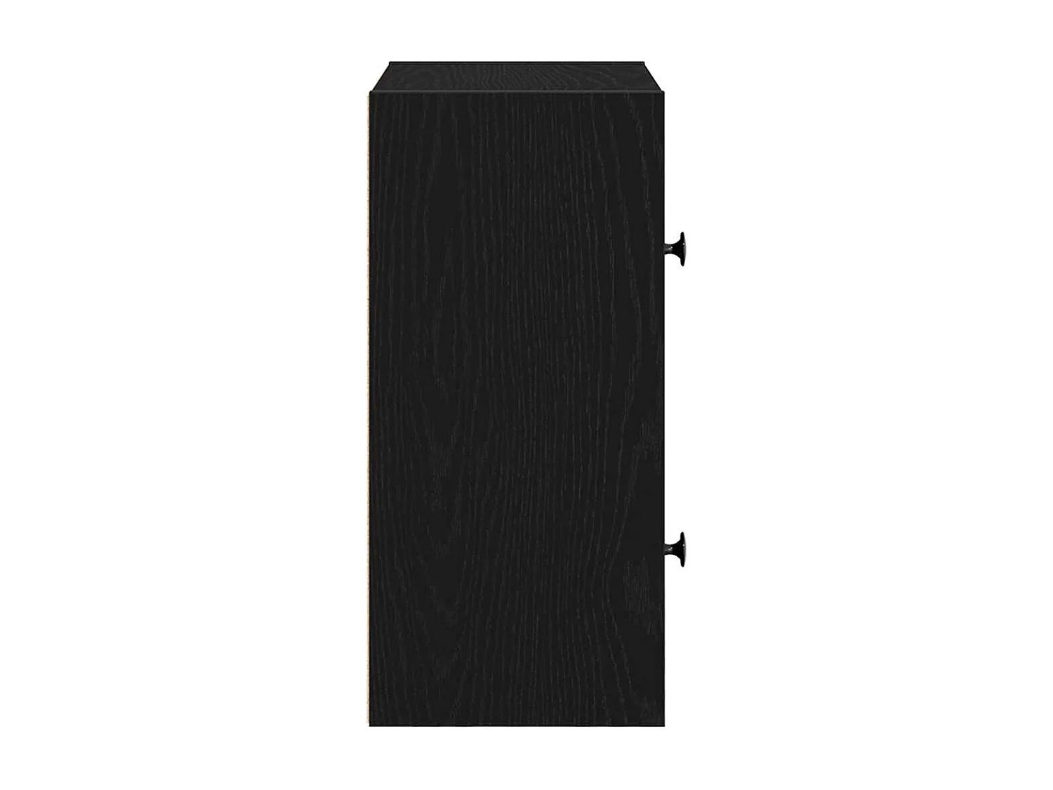 Bibliothèque chêne noir 40x24x52 cm bois d'ingénierie