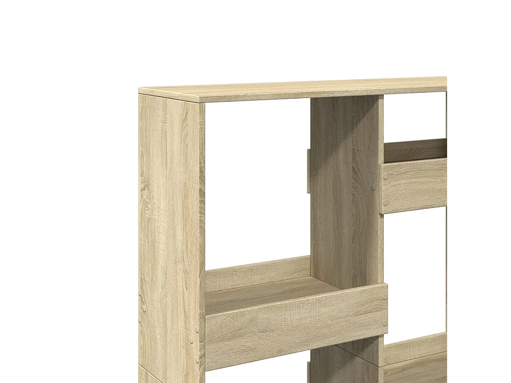 Parete divisoria in rovere Sonoma 100x33x135cm in legno ingegnerizzato