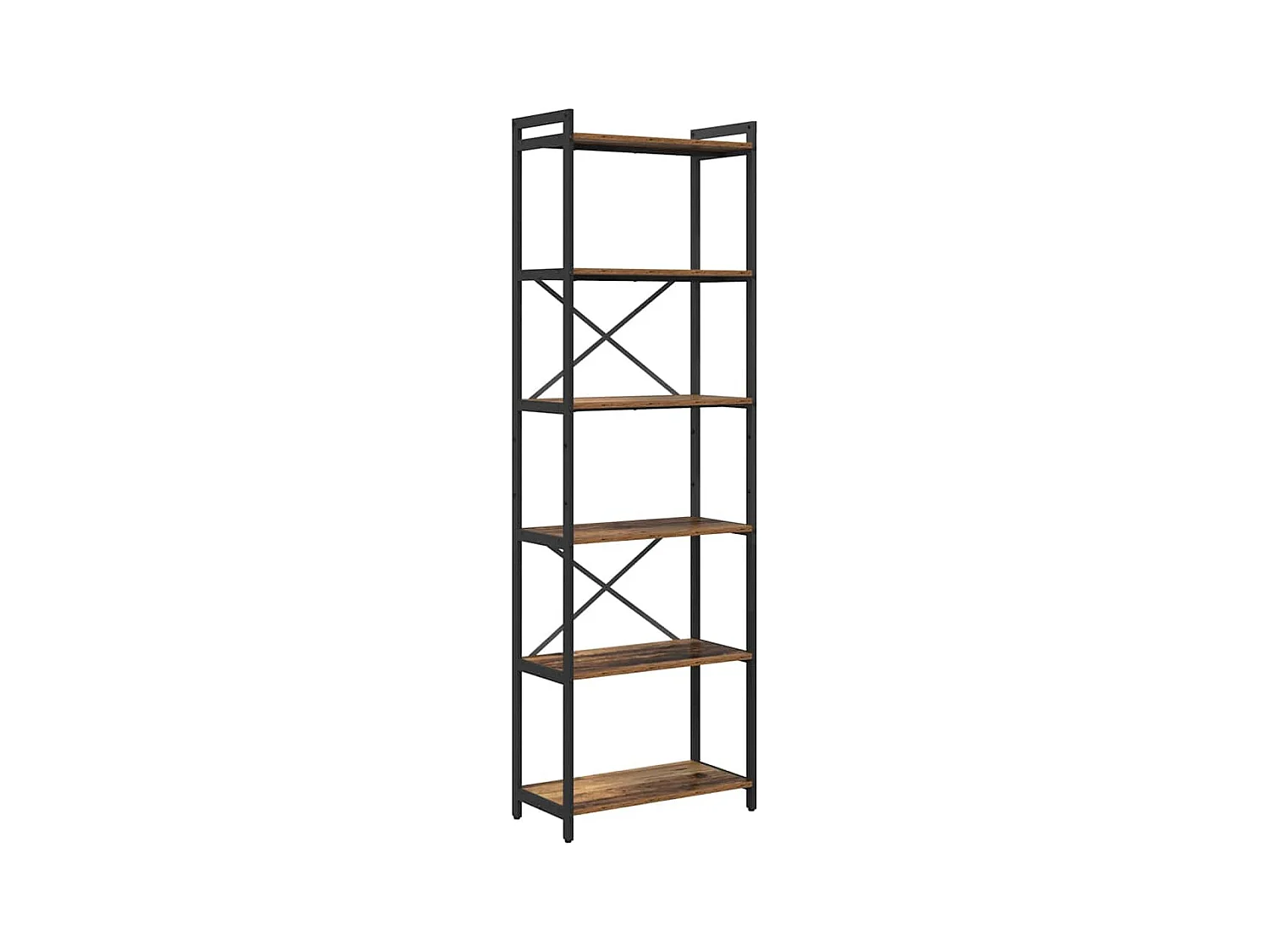 Bibliothèque Bois ancien 60 x 30 x 188 cm Bois ancien