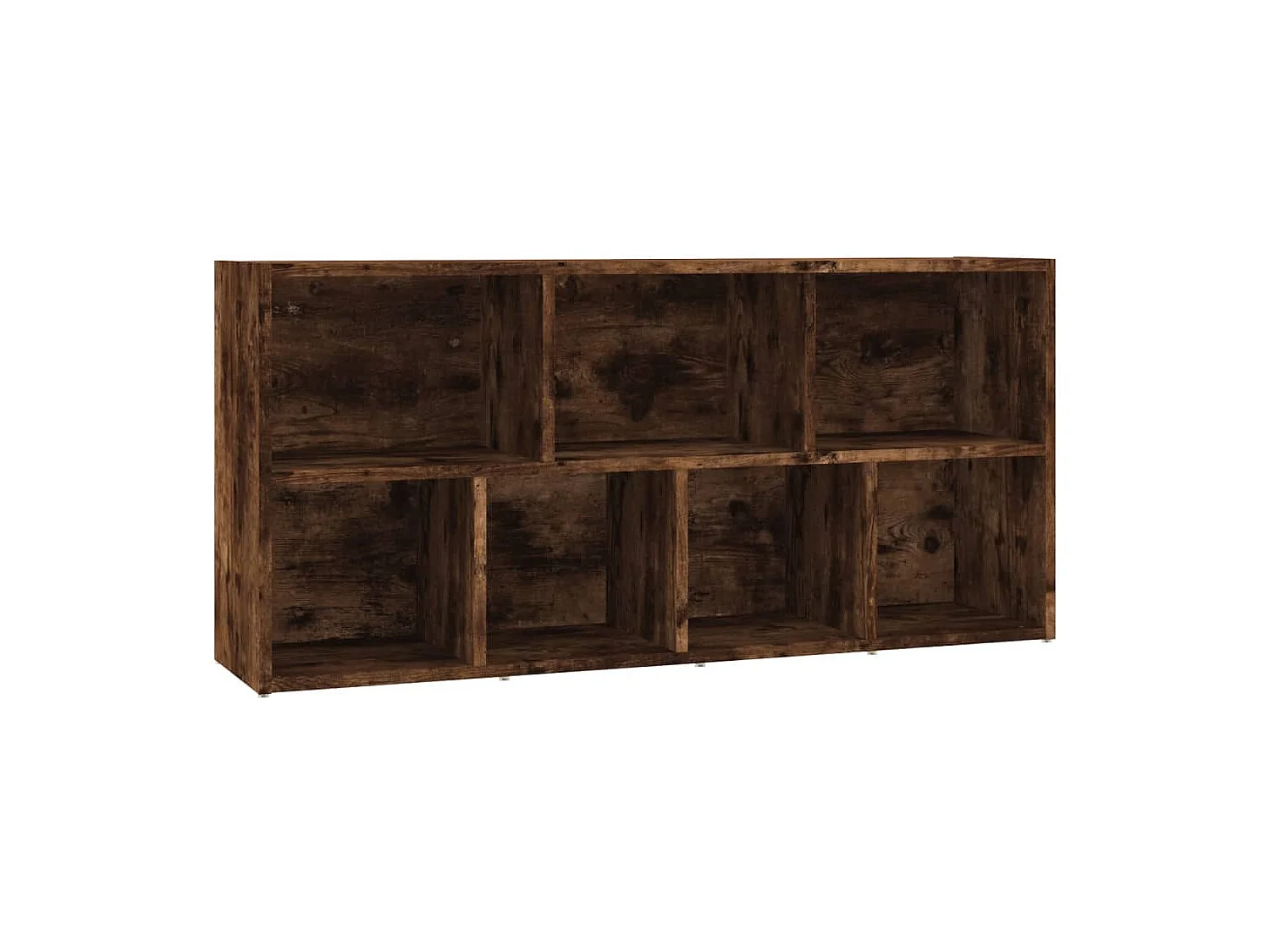 Armoire à livres Chêne fumé 50x25x106 cm