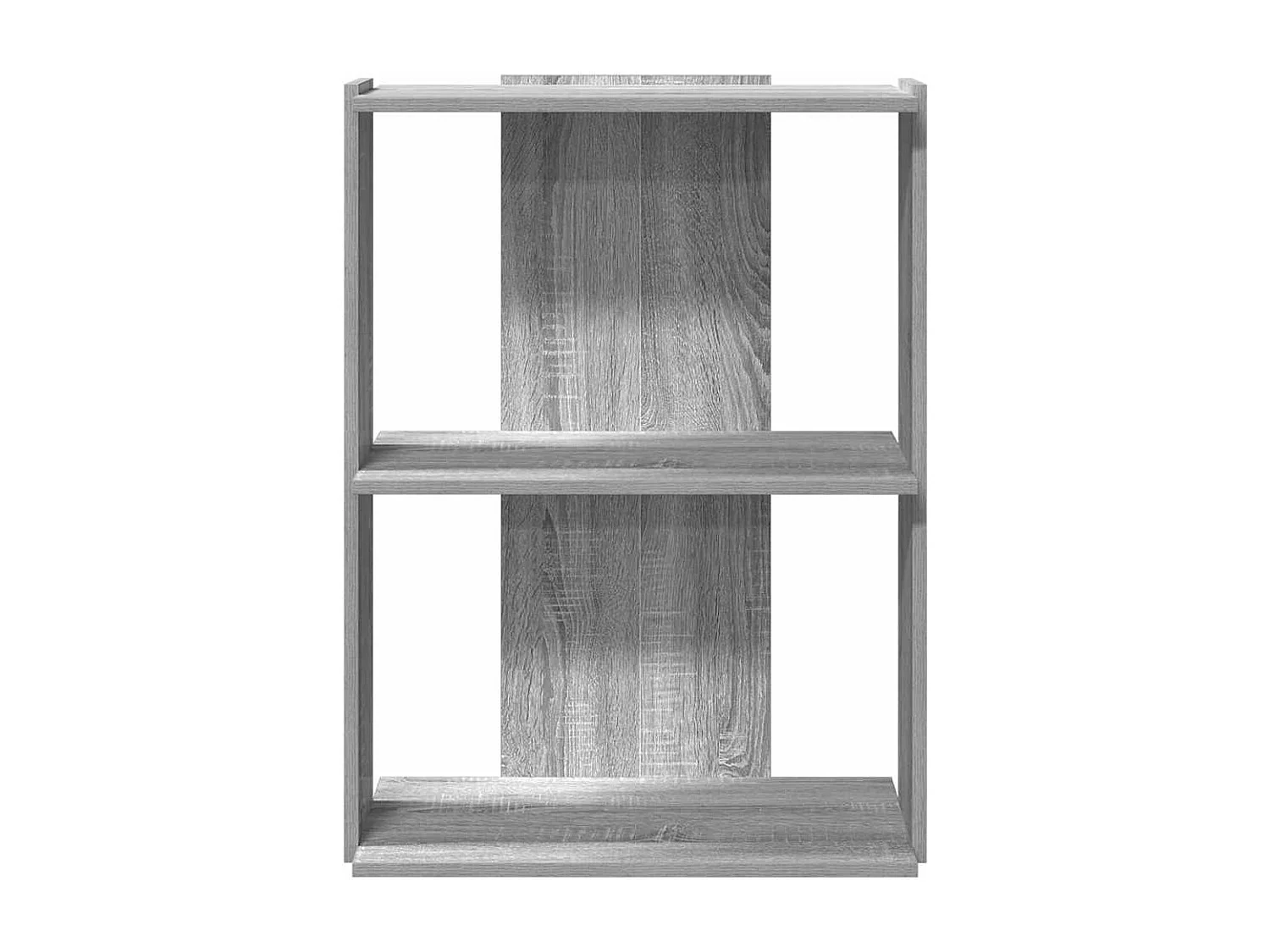 Libreria a 3 ripiani Sonoma Grey 60x30x80cm in legno ingegnerizzato