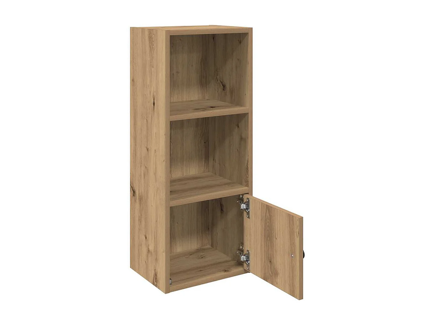 Bibliothèque chêne artisanal 31x24x77 cm bois d'ingénierie