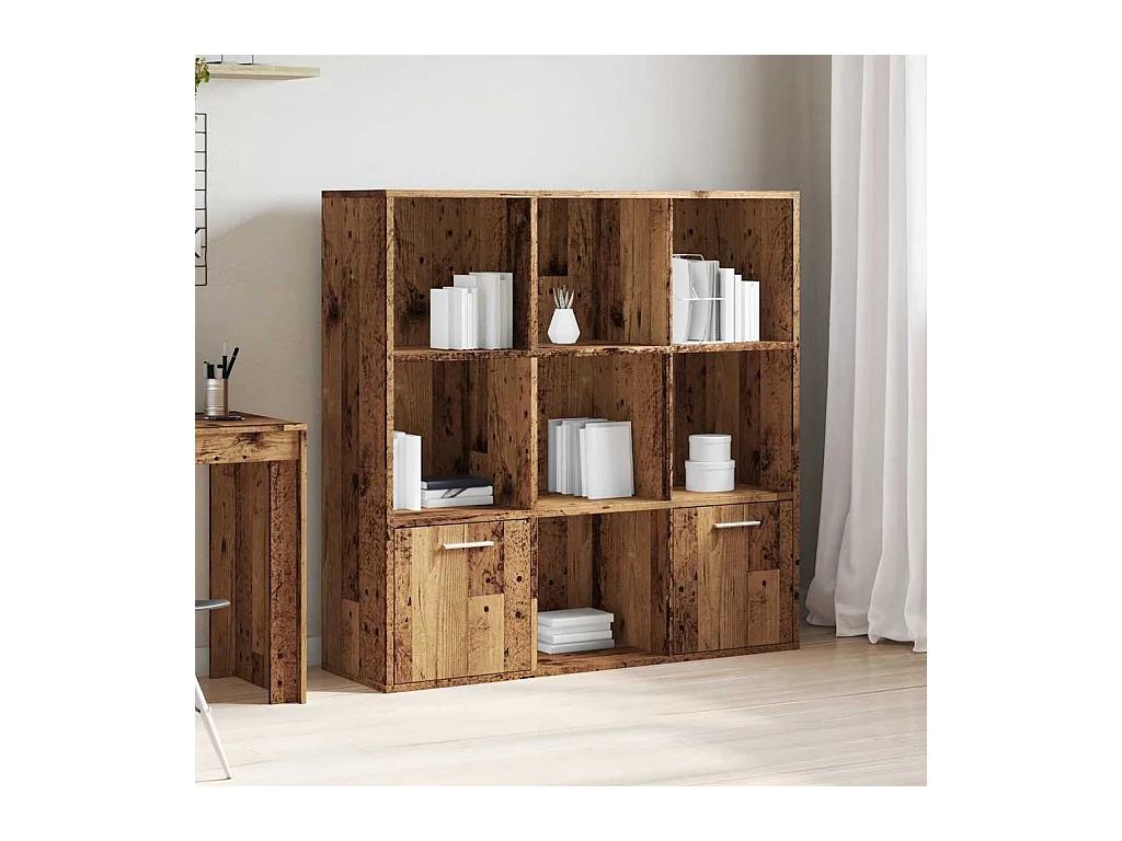 Meuble vieux bois 98x29x97,5 cm bois d'ingénierie