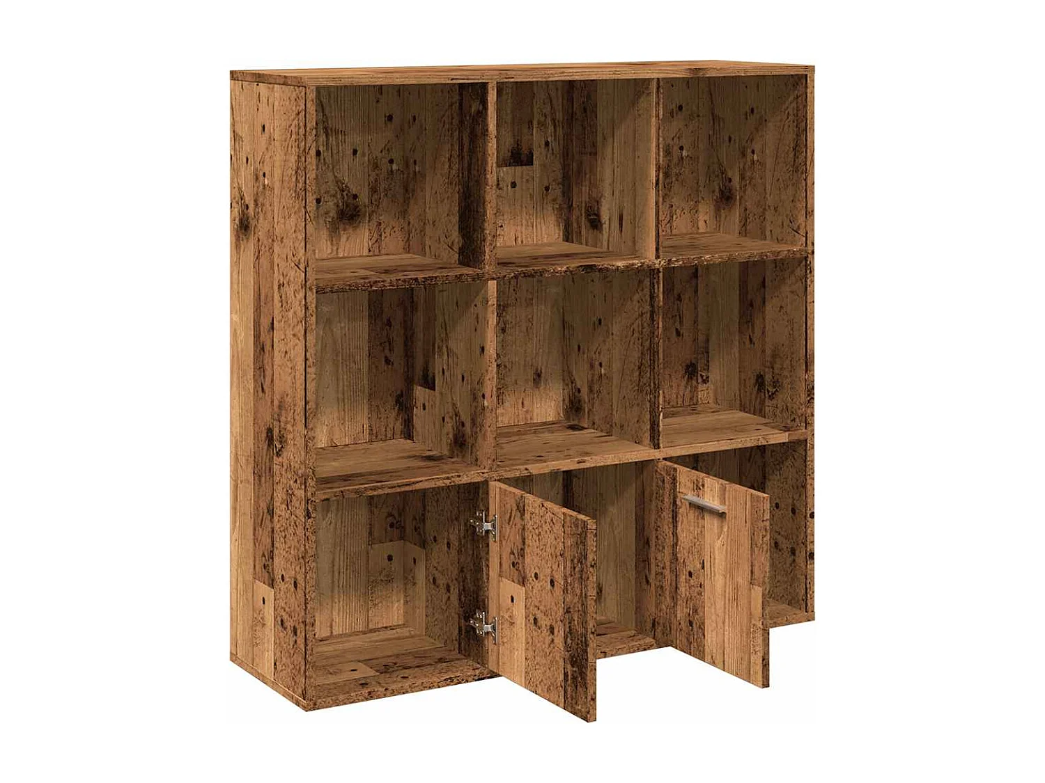 Meuble vieux bois 98x29x97,5 cm bois d'ingénierie