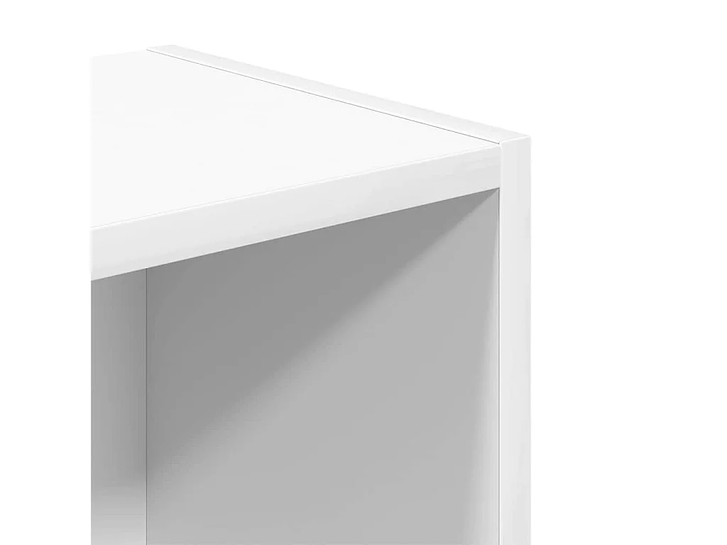 Libreria bianca 31x24x77 cm in legno ingegnerizzato