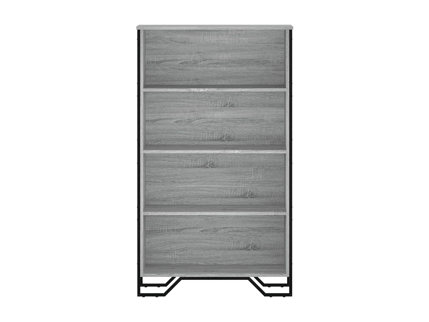 Libreria grigia Sonoma 80x31x137,5 cm in legno ingegnerizzato