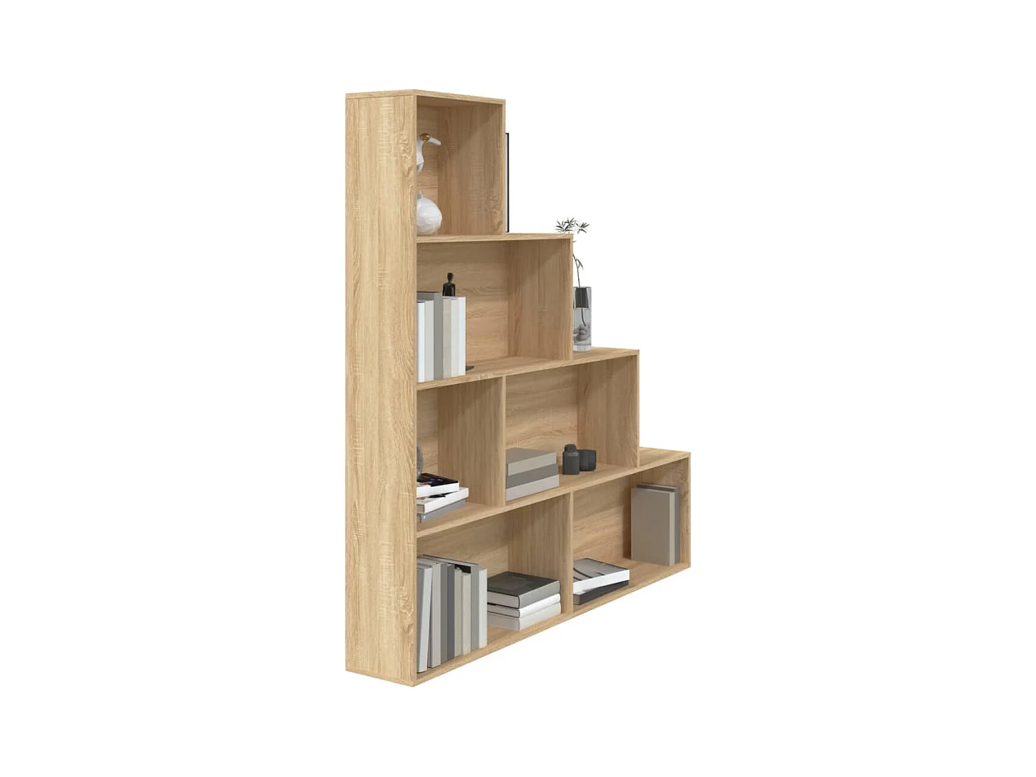 Bibliothèque/Séparateur de pièce Chêne sonoma Bois d'ingénierie