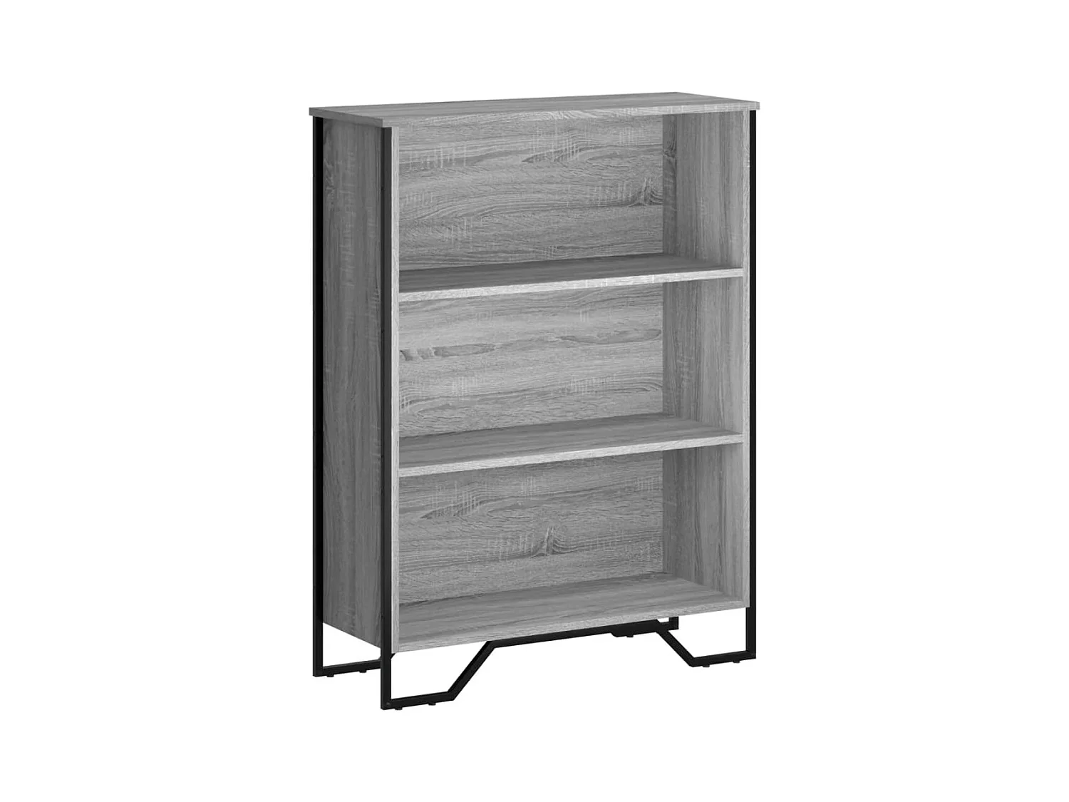 Sonoma grijze boekenkast 80x31x106 cm bewerkt hout