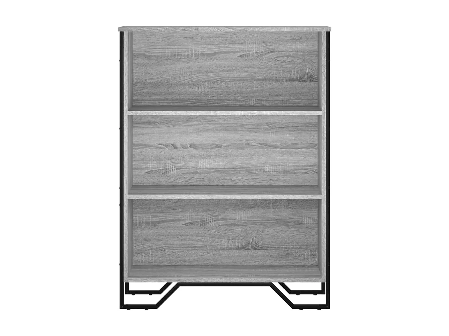 Libreria grigia Sonoma 80x31x106 cm in legno ingegnerizzato