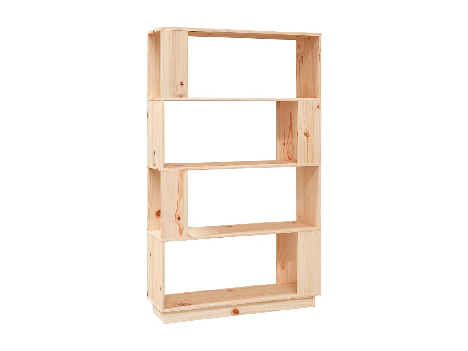 Bibliothèque/Séparateur de pièce 80x25x132 cm Pin solide