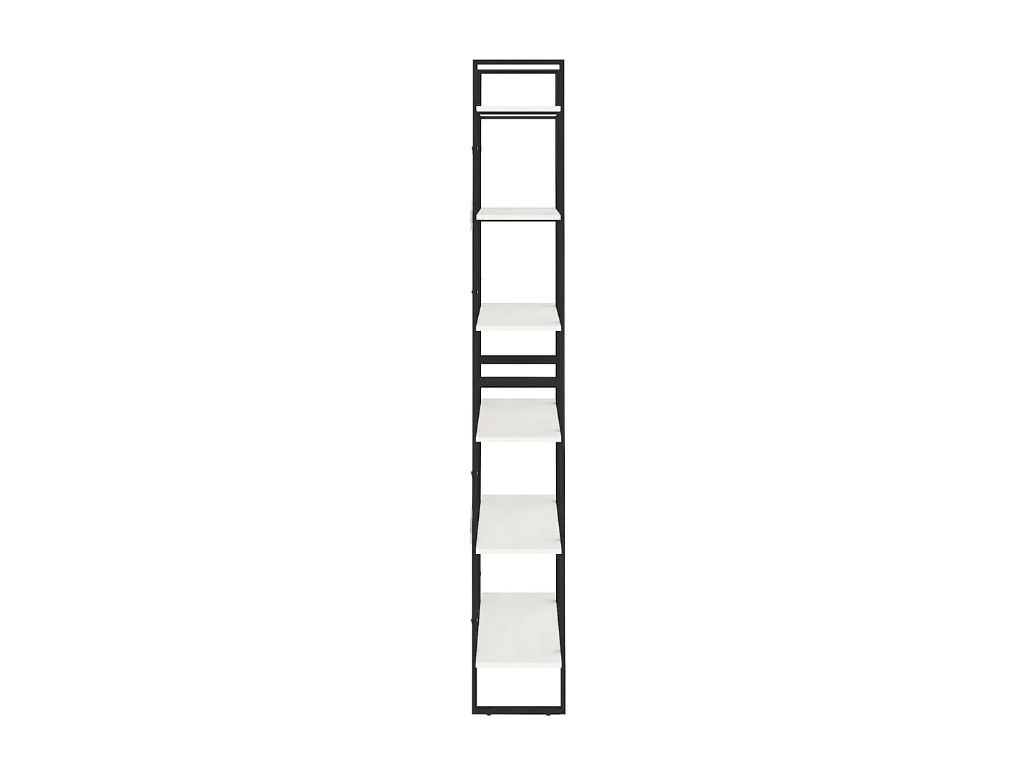 Armoire haute Blanc 80x30x210 cm Bois de pin solide