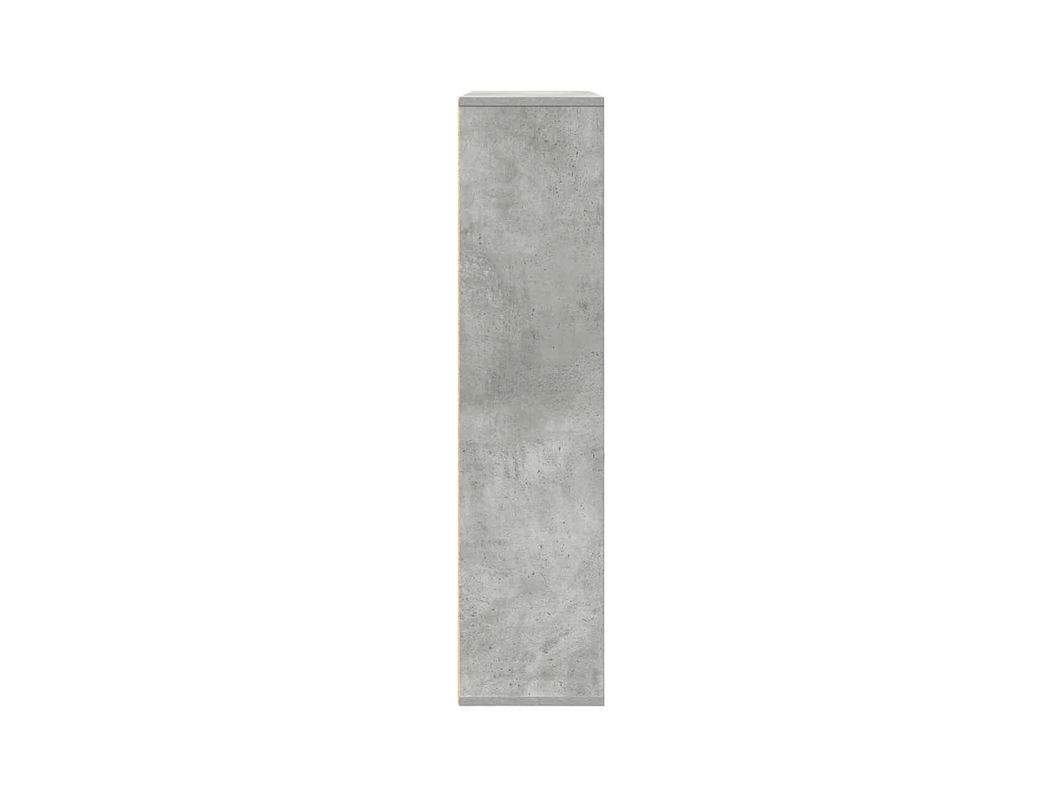Bibliothèque gris béton 89x24x101,5 cm bois d'ingénierie