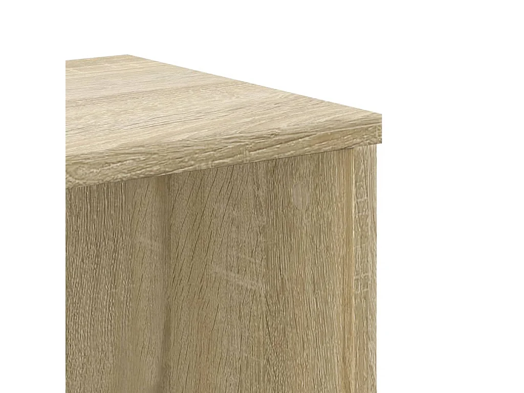 Sonoma eiken boekenkast 50x25x105 cm bewerkt hout