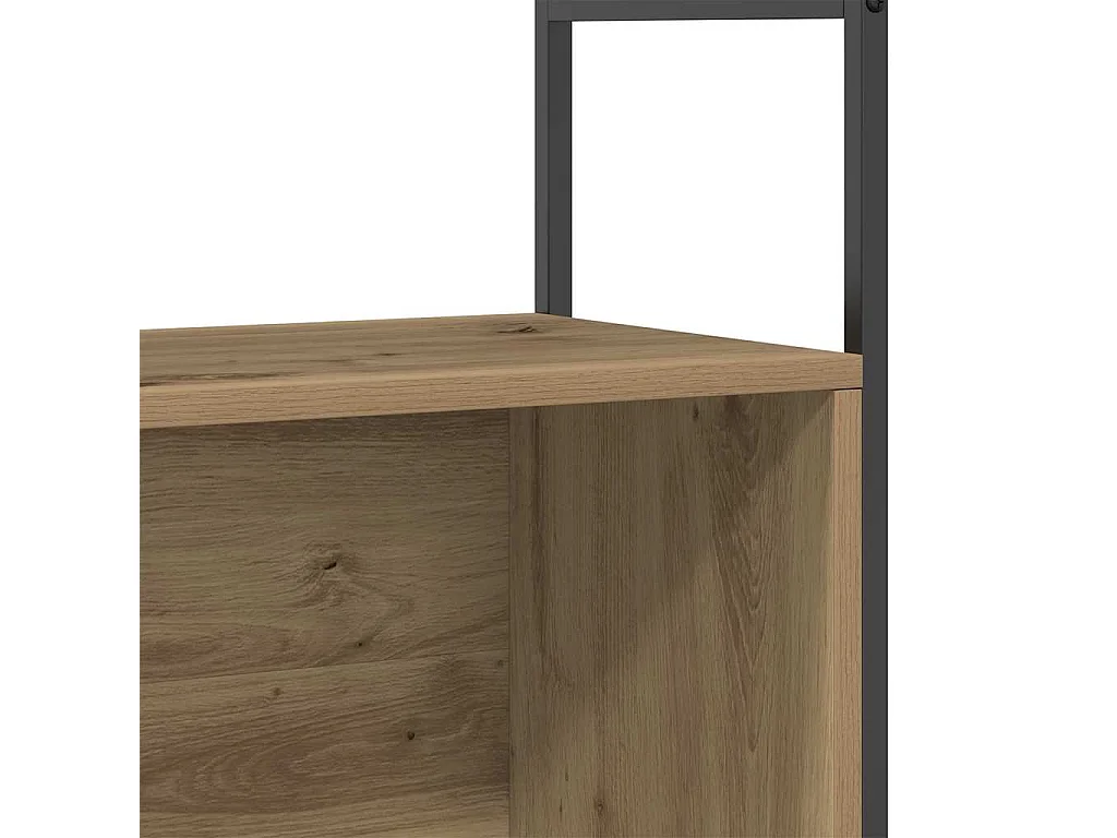 Artisian Bücherregal aus Eiche, 80 x 30 x 78,5 cm, Holzwerkstoff