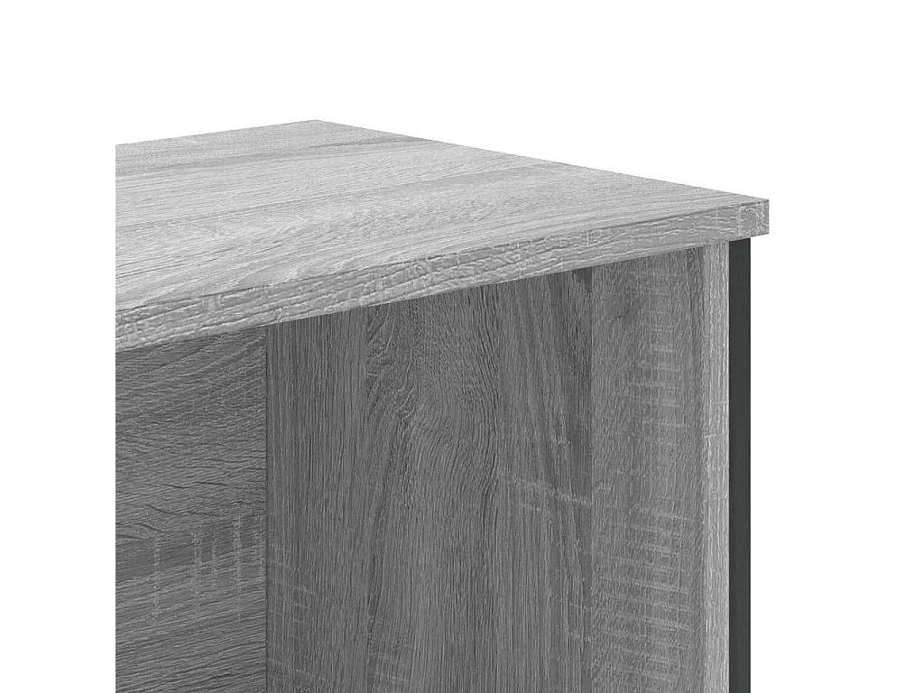 Libreria Sonoma grigia 80x31x169 cm in legno ingegnerizzato