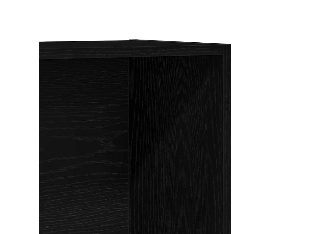 Librería de roble negro 36x30x143 cm Madera de ingeniería