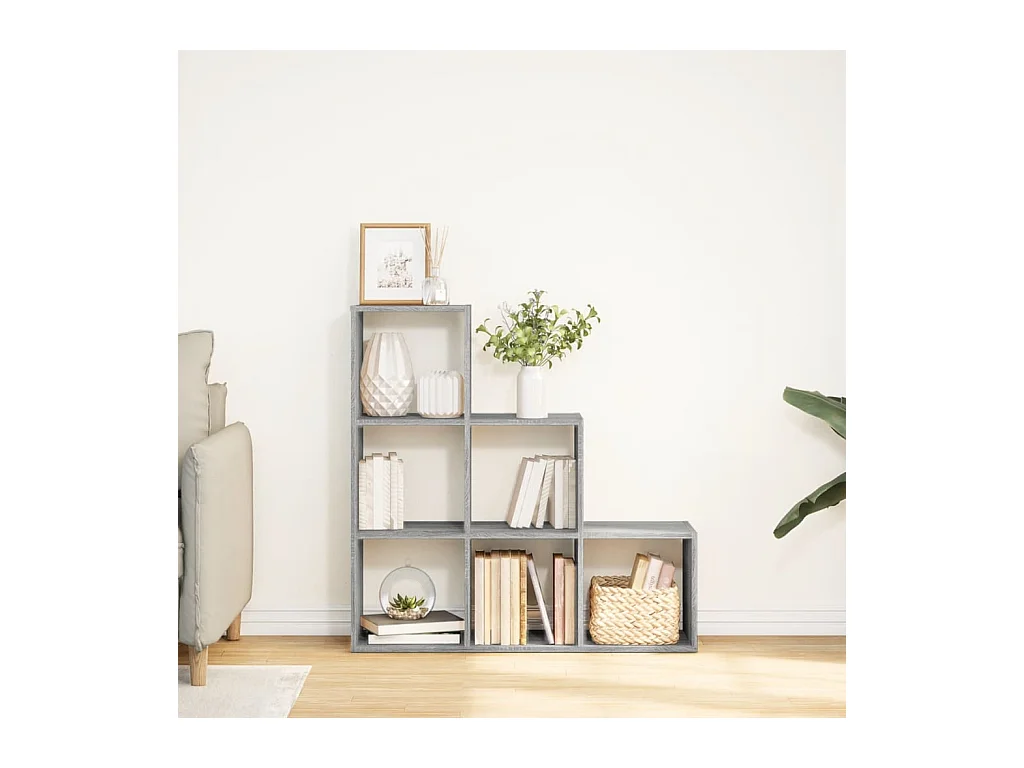 Sonoma Grey 3-laags kamerverdelerplank 99x29x99cm